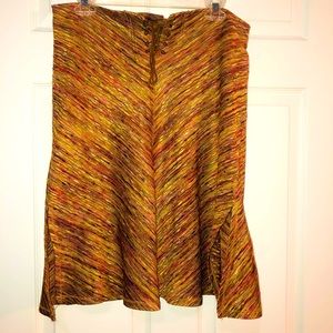 Rampage multi-color fitted skirt with side slits